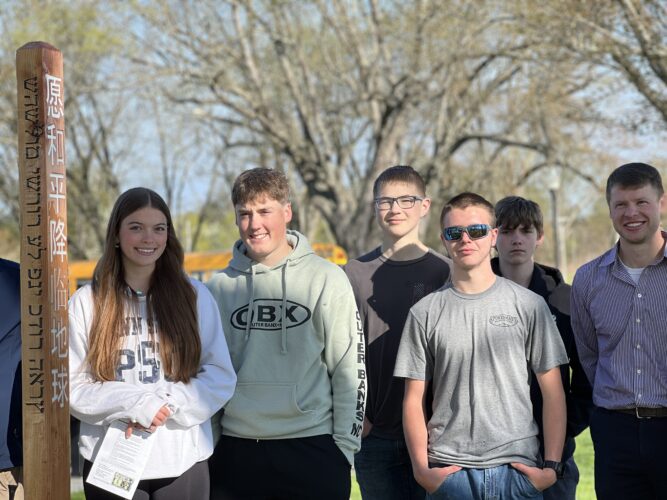 Chautauqua Lake Students Create Peace Pole For Mayville’s Lakeside Park